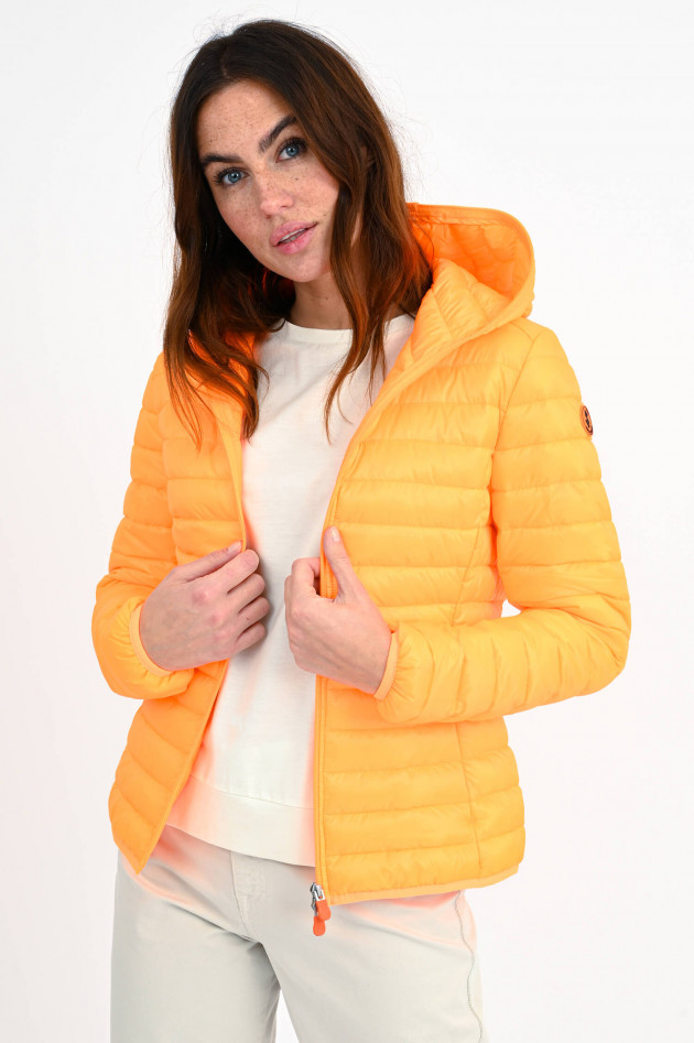 Save the duck Steppjacke KYLA mit Kapuze in Neon-Orange