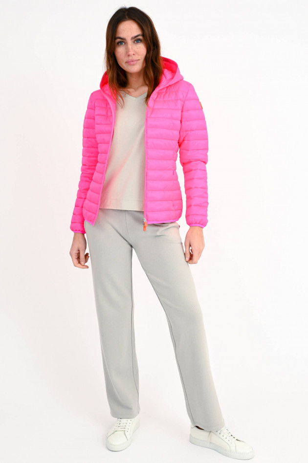 Save the duck Steppjacke KYLA mit Kapuze in Neonpink