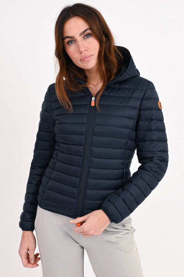 Save the duck Steppjacke DIZY mit Kapuze in Schwarzblau