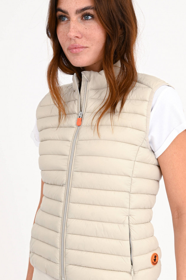 Save the duck Veganes Steppgilet ANITA in Sand