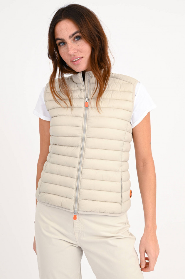 Save the duck Veganes Steppgilet ANITA in Sand