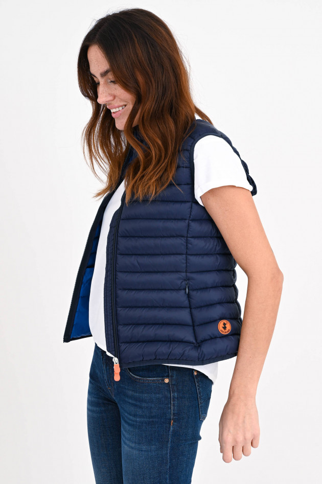 Save the duck Veganes Steppgilet ANITA in Navy