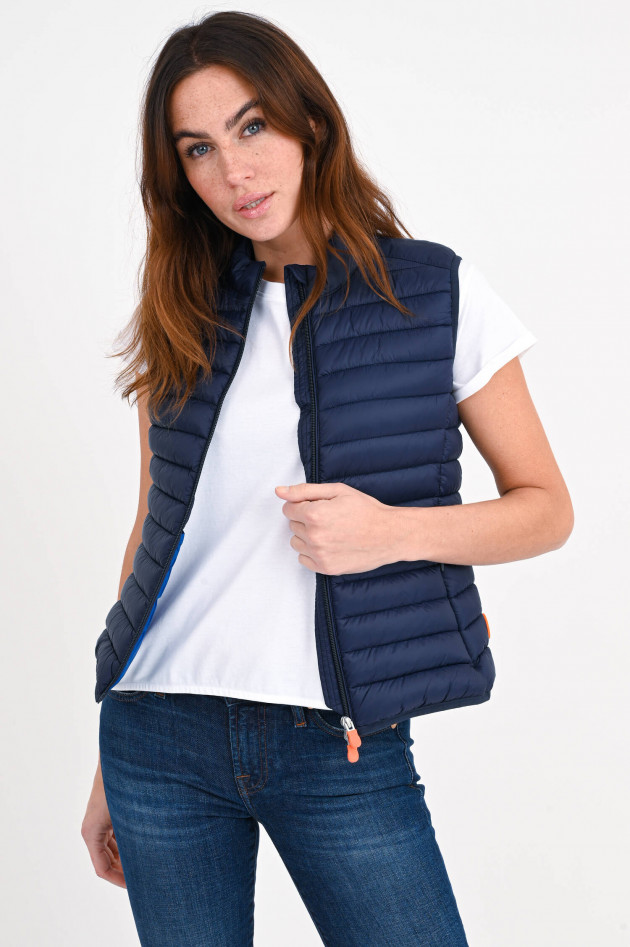 Save the duck Veganes Steppgilet ANITA in Navy