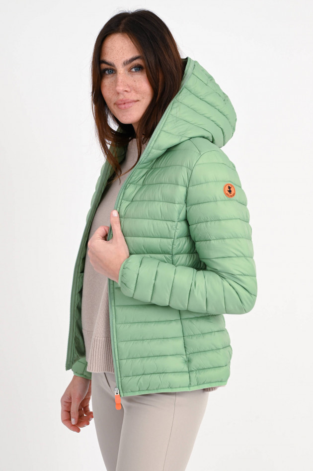 Save the duck Steppjacke DIZY mit Kapuze in Mintgrün