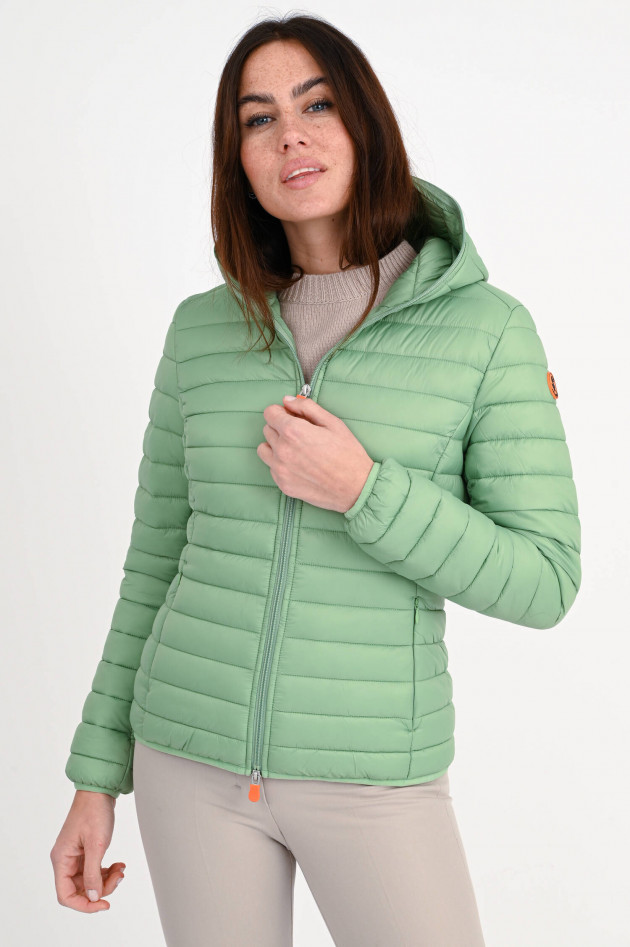 Save the duck Steppjacke DIZY mit Kapuze in Mintgrün