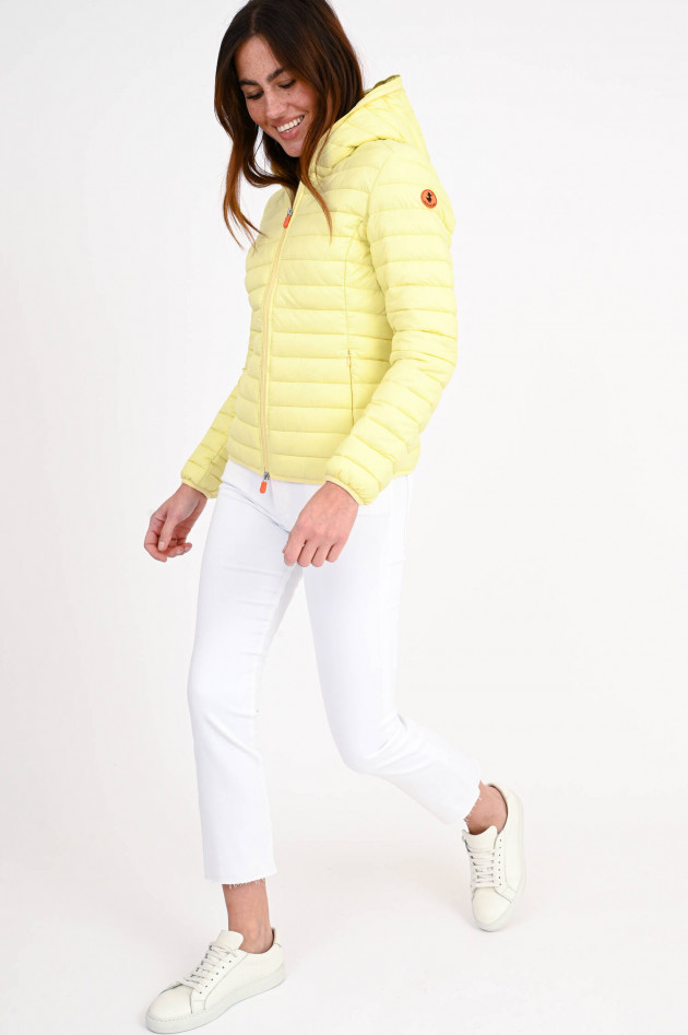 Save the duck Steppjacke DIZY mit Kapuze in Pastellgelb