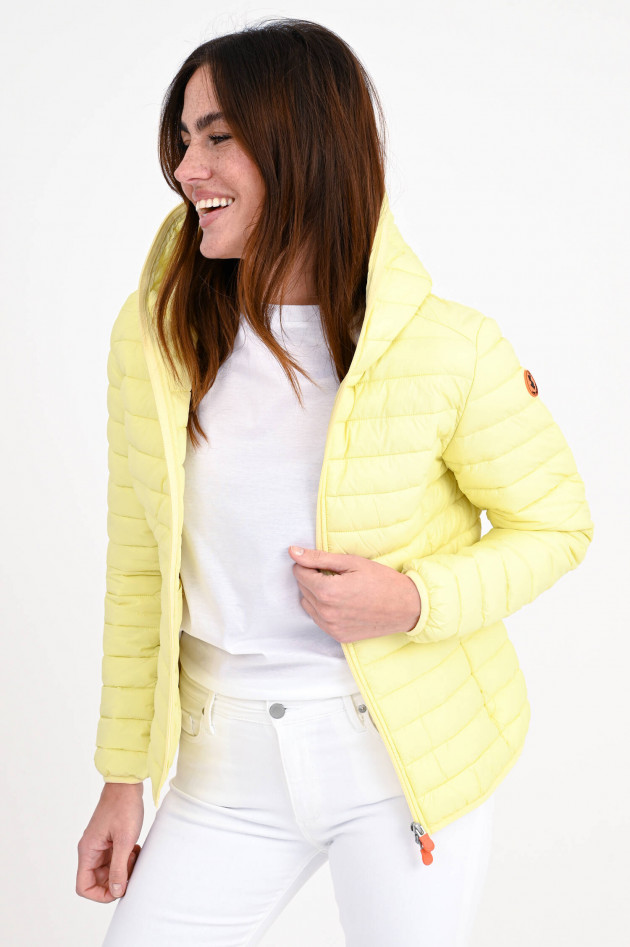 Save the duck Steppjacke DIZY mit Kapuze in Pastellgelb