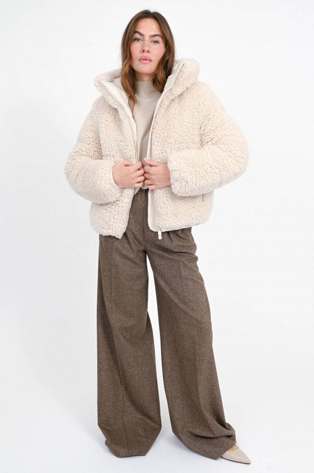 Save the duck Teddy-Jacke KENNIE mit Stehkragen in Beige