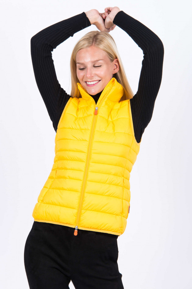 Save the duck Gilet in Sonnengelb