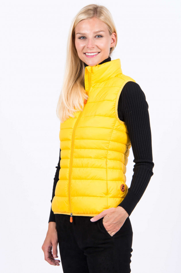 Save the duck Gilet in Sonnengelb