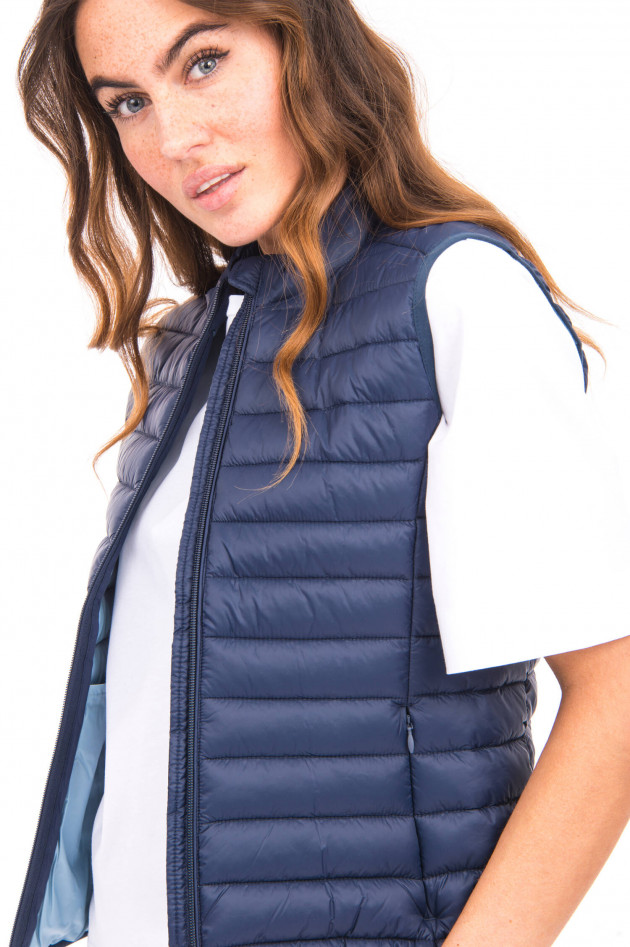 Save the duck Veganes Gilet mit Daunenstepp in Navy