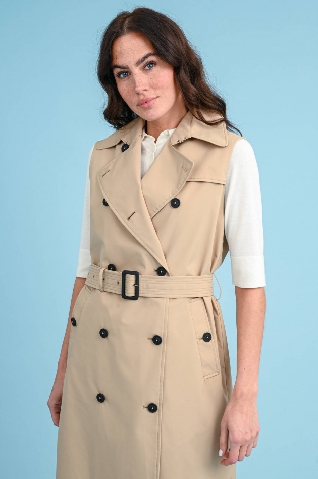 Save the duck Ärmelloser Trenchcoat SIDRA in Beige