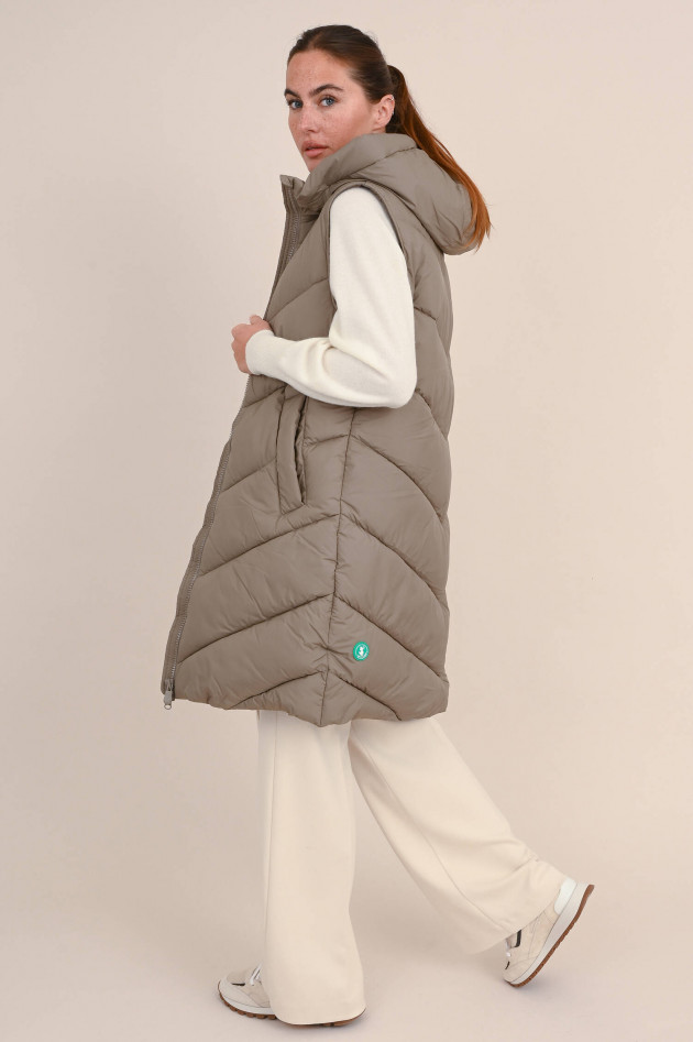 Save the duck Langes Gilet JUDEE in Taupe
