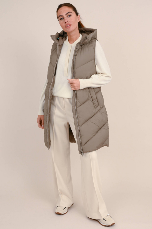 Save the duck Langes Gilet JUDEE in Taupe