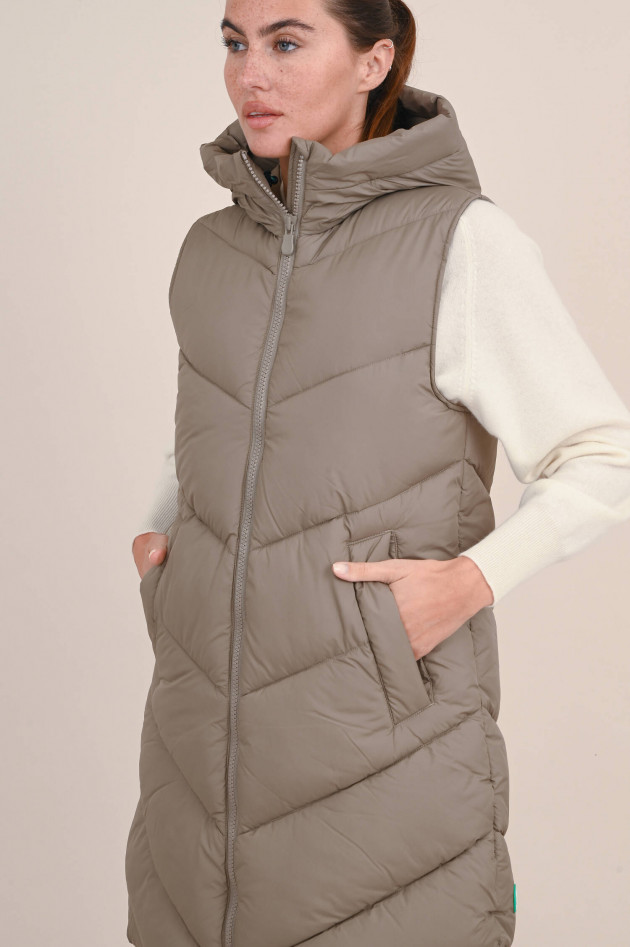 Save the duck Langes Gilet JUDEE in Taupe