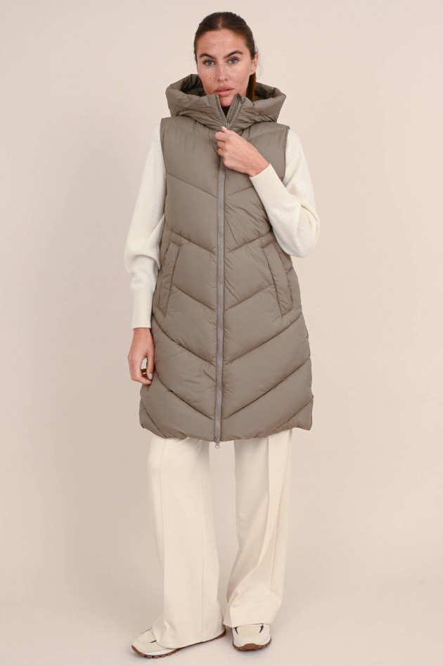 Save the duck Langes Gilet JUDEE in Taupe