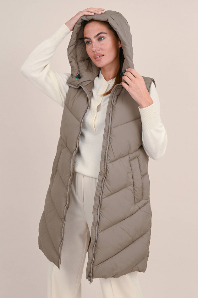 Save the duck Langes Gilet JUDEE in Taupe