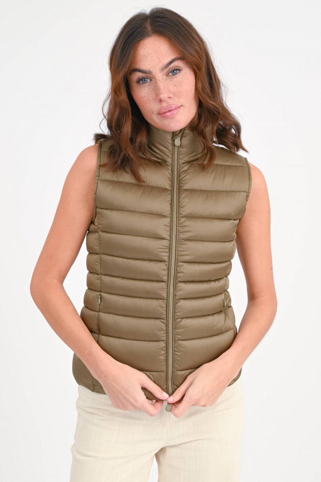 Save the duck  Gilet LYNN in Oliv