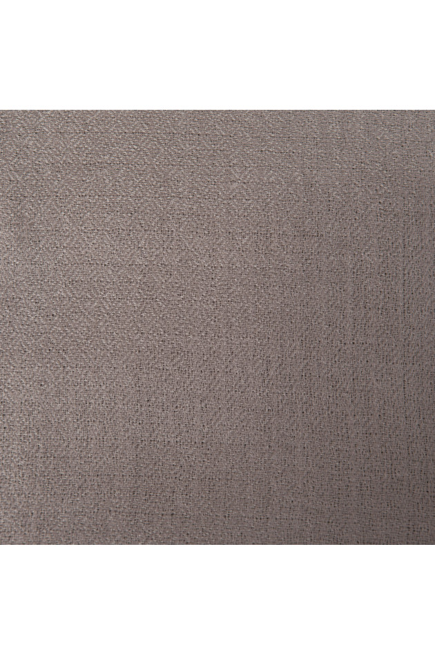Michaela Feyrsinger Schal mit Lederfransen in Taupe/Braun