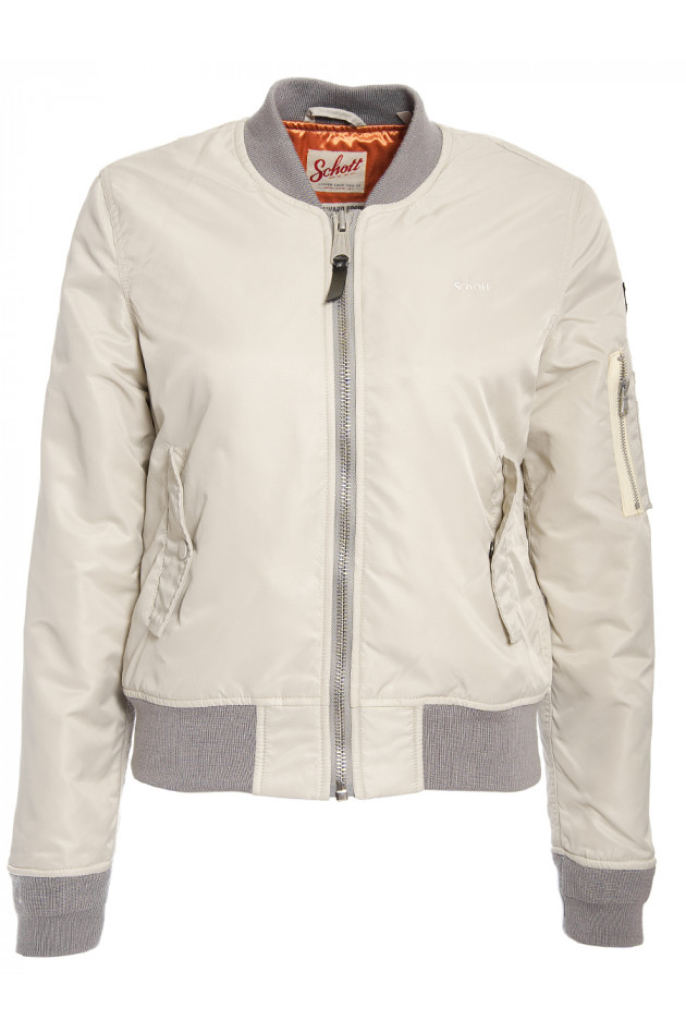 Bomberjacke Beige