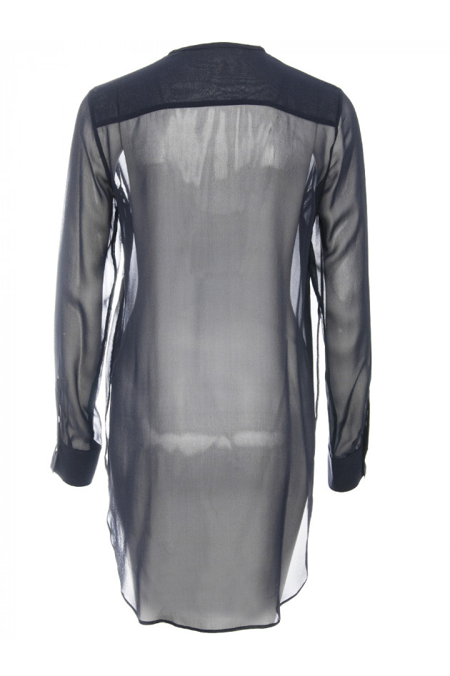 Schumacher Seidenbluse Dunkelblau