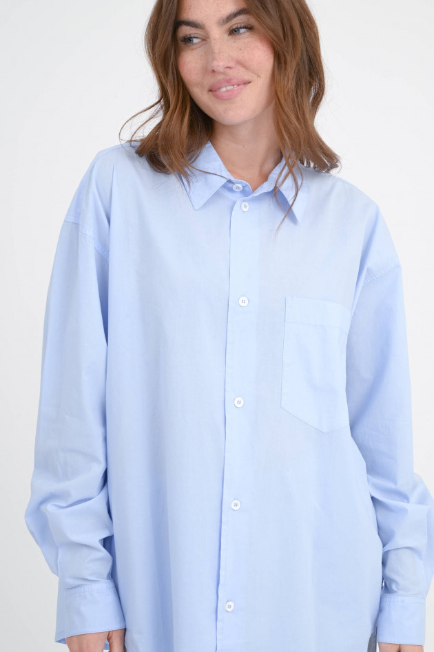 Sea Me Happy Baumwoll-Bluse POPPY in Ice Blue