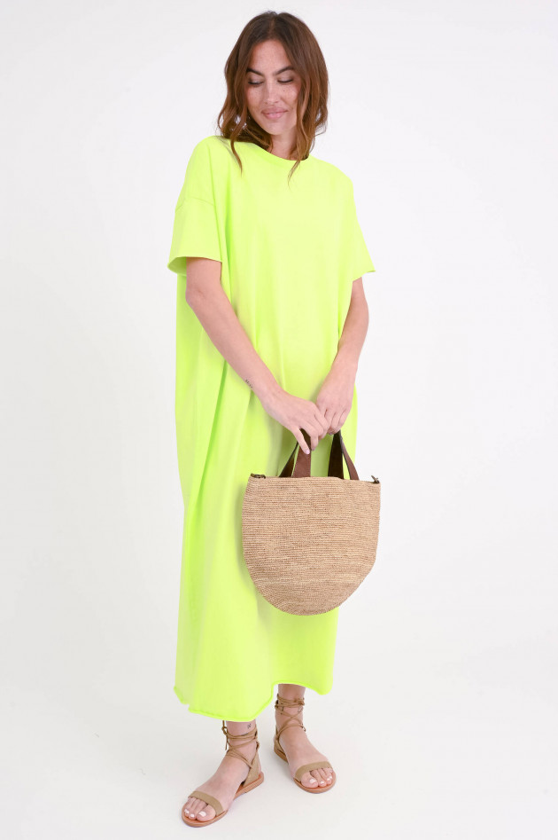 Sea Me Happy T-Shirt Kleid GIGI in Neongelb