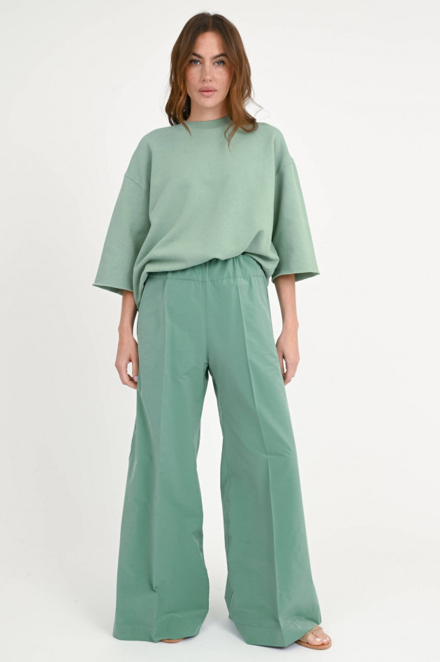 Sea Me Happy Oversize-Sweatshirt TONY in Sage Green