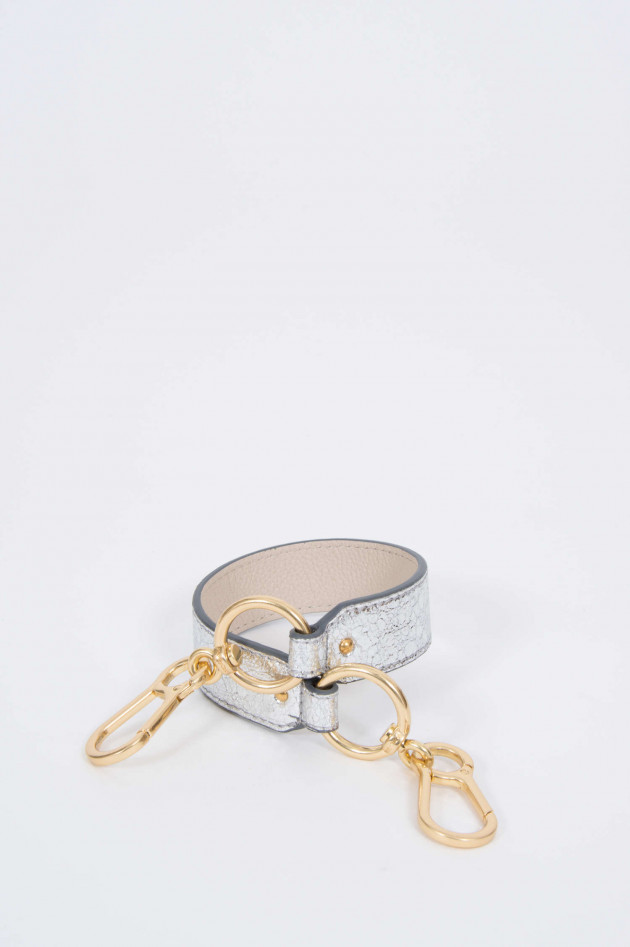 See by Chloé Taschenriemen in Metallic-Silber