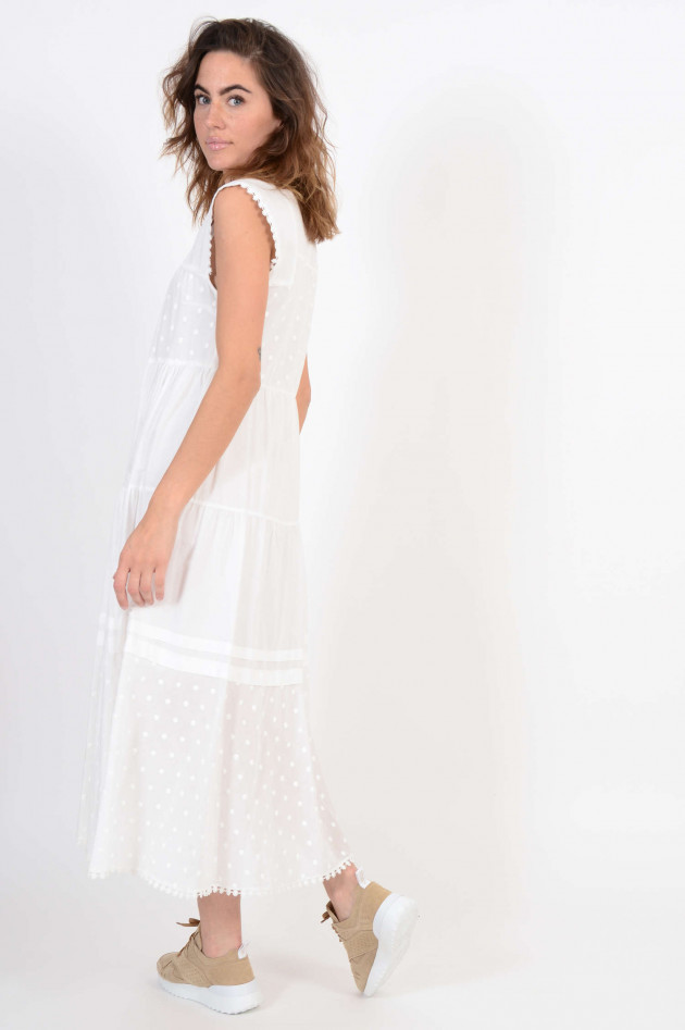 See by Chloé Besticktes Kleid in Weiß