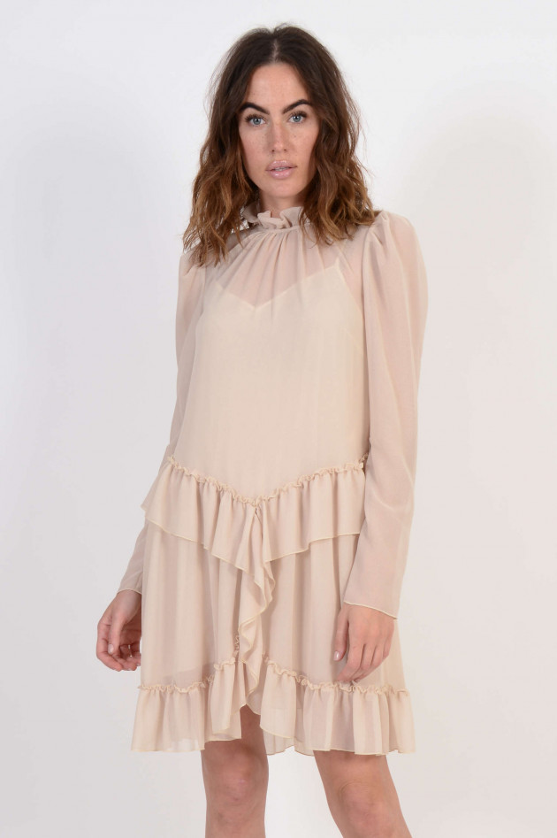 See by Chloé Rüschenkleid in Beige