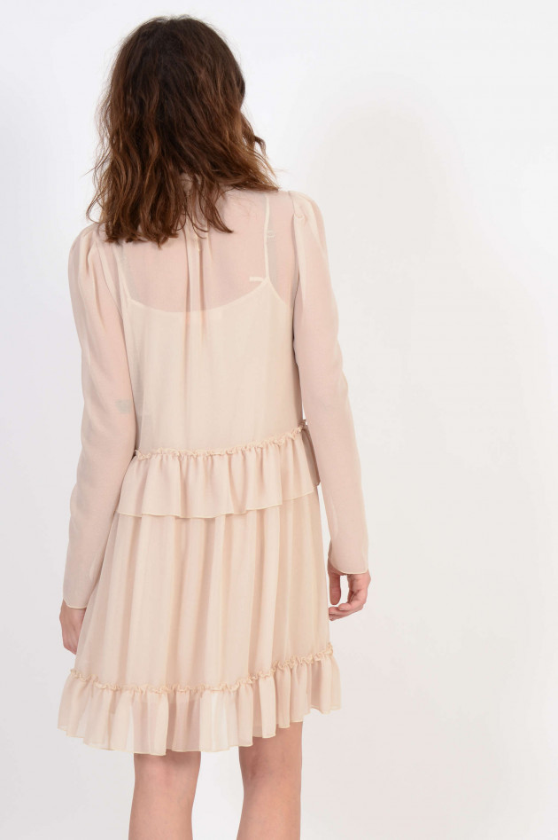 See by Chloé Rüschenkleid in Beige