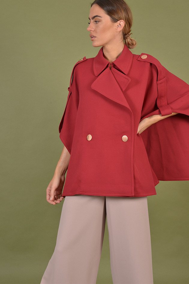 See by Chloé Trench - Cape in Rot