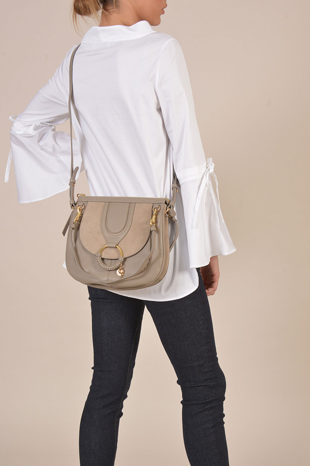 See by Chloé Tasche aus Leder in Taupe