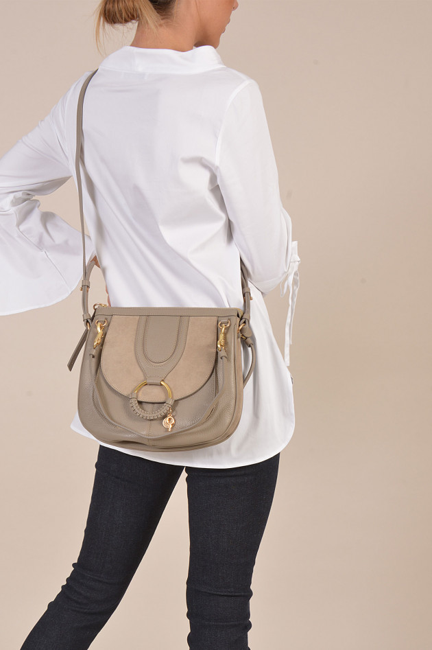 See by Chloé Tasche aus Leder in Taupe