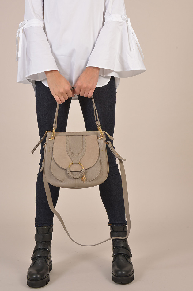 See by Chloé Tasche aus Leder in Taupe