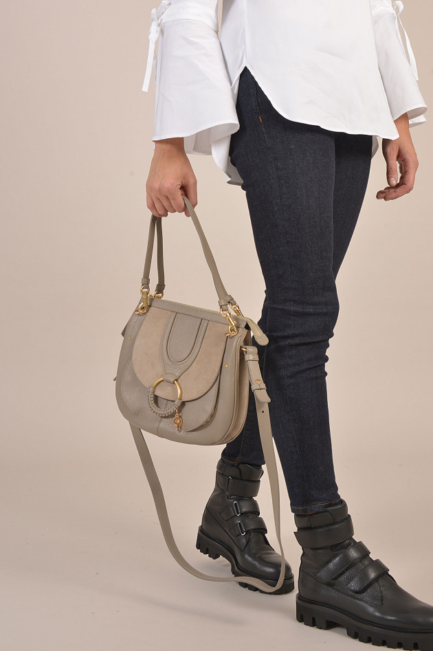 See by Chloé Tasche aus Leder in Taupe