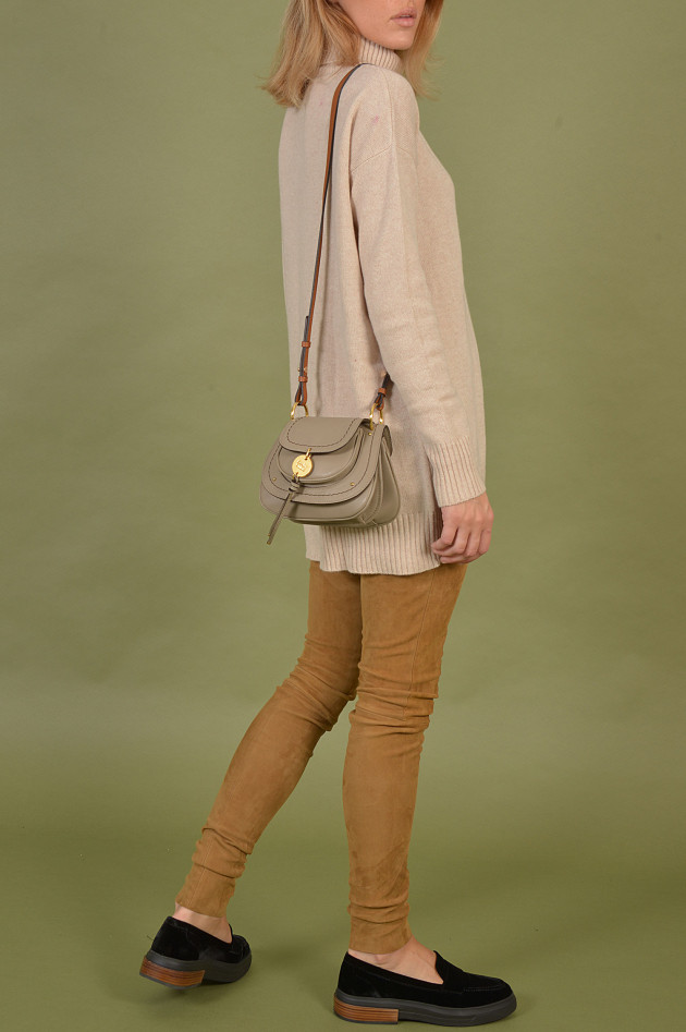 See by Chloé Tasche aus Leder in Beige/Grau