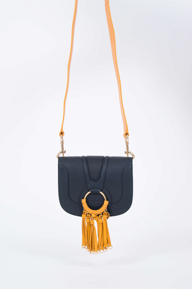 See by Chloé Tasche aus Leder in Marine