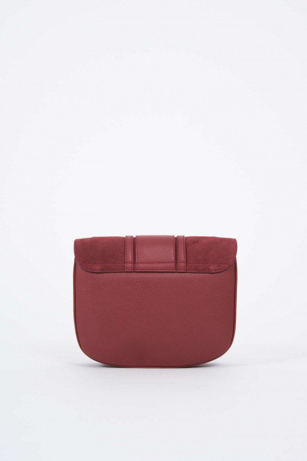 See by Chloé Tasche aus Leder in Weinrot