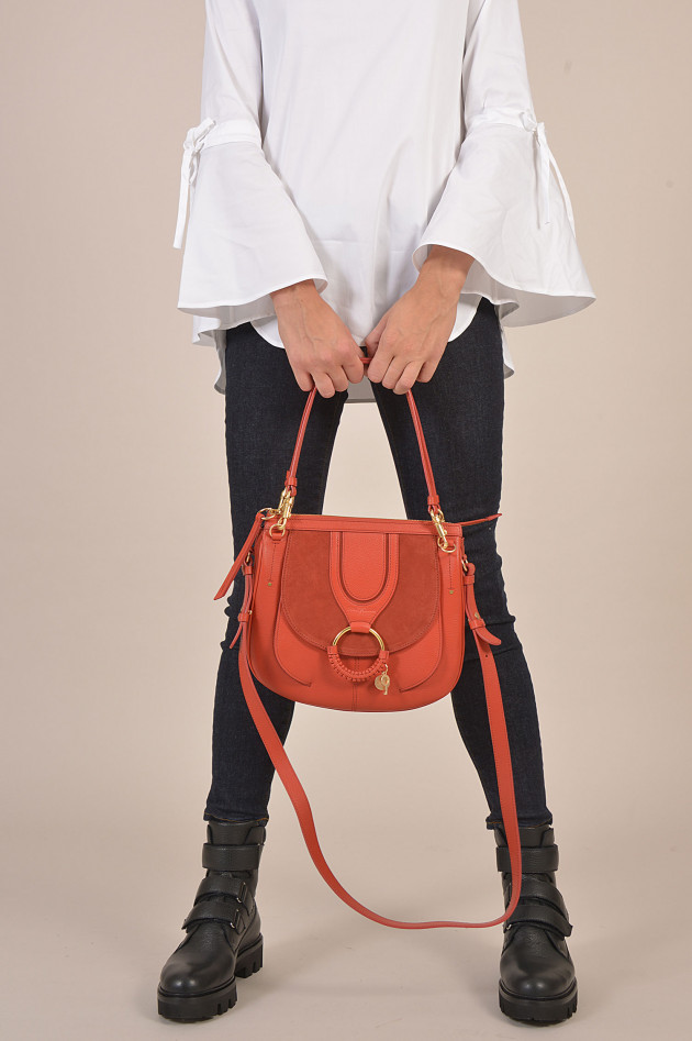 See by Chloé Tasche aus Leder in Rot