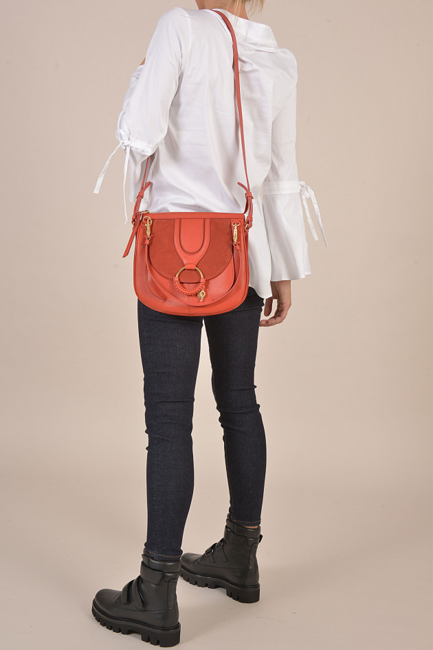 See by Chloé Tasche aus Leder in Rot