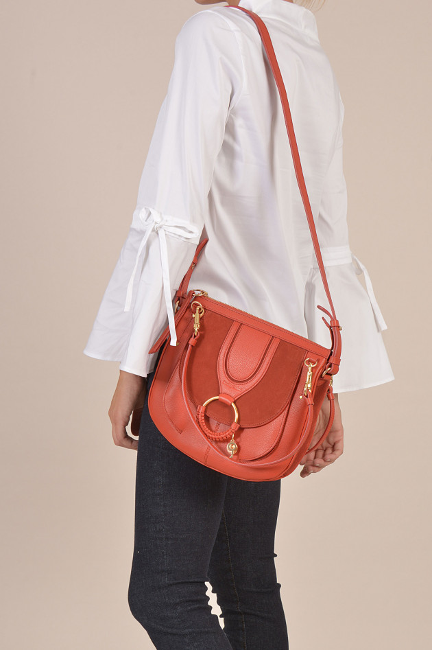 See by Chloé Tasche aus Leder in Rot