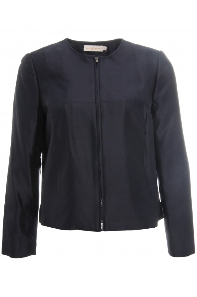 Tory Burch Seidenblazer in Marine
