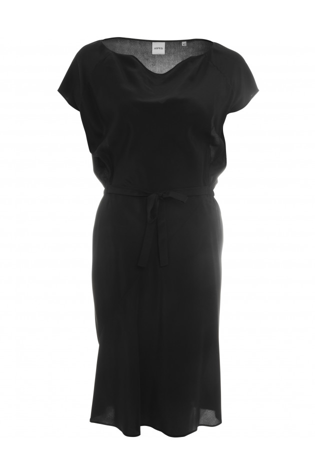Aspesi Seidenkleid in Schwarz