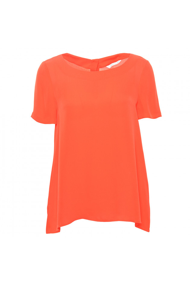 Diane von Fürstenberg Seidenshirt in Orange