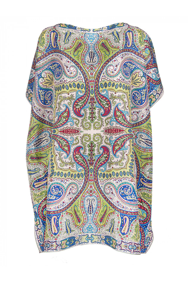 Etro Seidentunika im Paisleyprint
