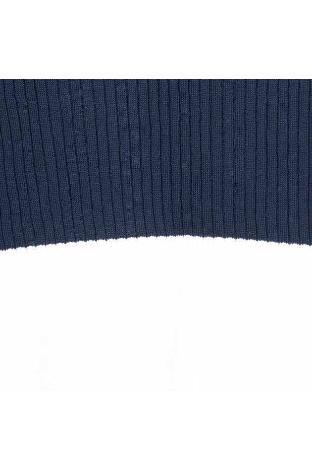 Semi-Couture Pullover in Blau/Weiß