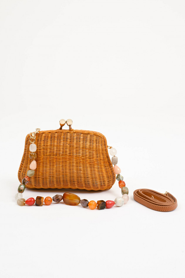 Serpui Clutch/Crossbody  BLAIR in Honig