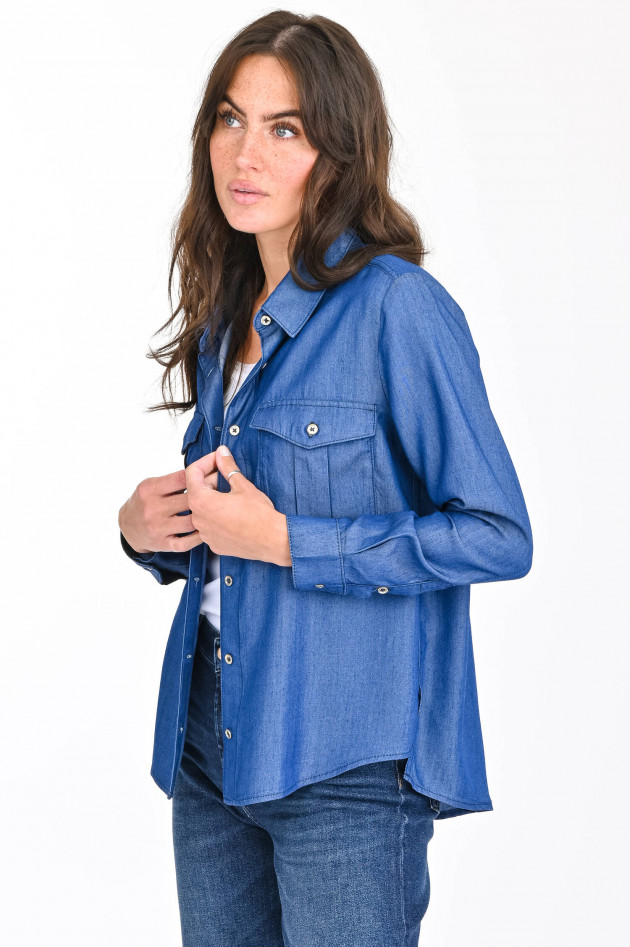 Seven for all Mankind Jeanshemd in Mittelblau